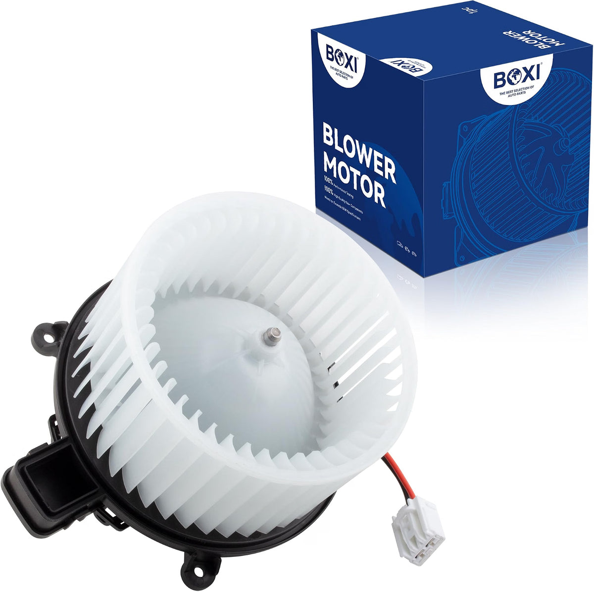 BOXI Left Driver Side HVAC Heater Blower Motor with Fan Cage Fits for Buick Encore GX 2020-2025 for Chevrolet Trailblazer 2021-2024 1.2L 1.3L / Replaces F00S3B2594 BM10225C 42737329