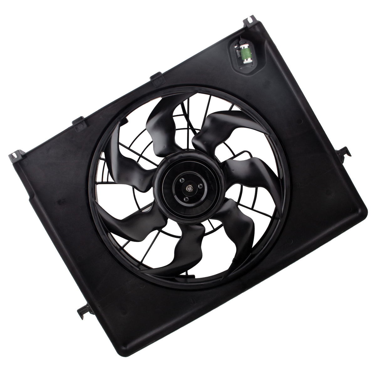 BOXI Radiator Condenser Cooling Fan Assembly Fit for Hyundai Sonata 2011 2012 2.4L — product photo 6