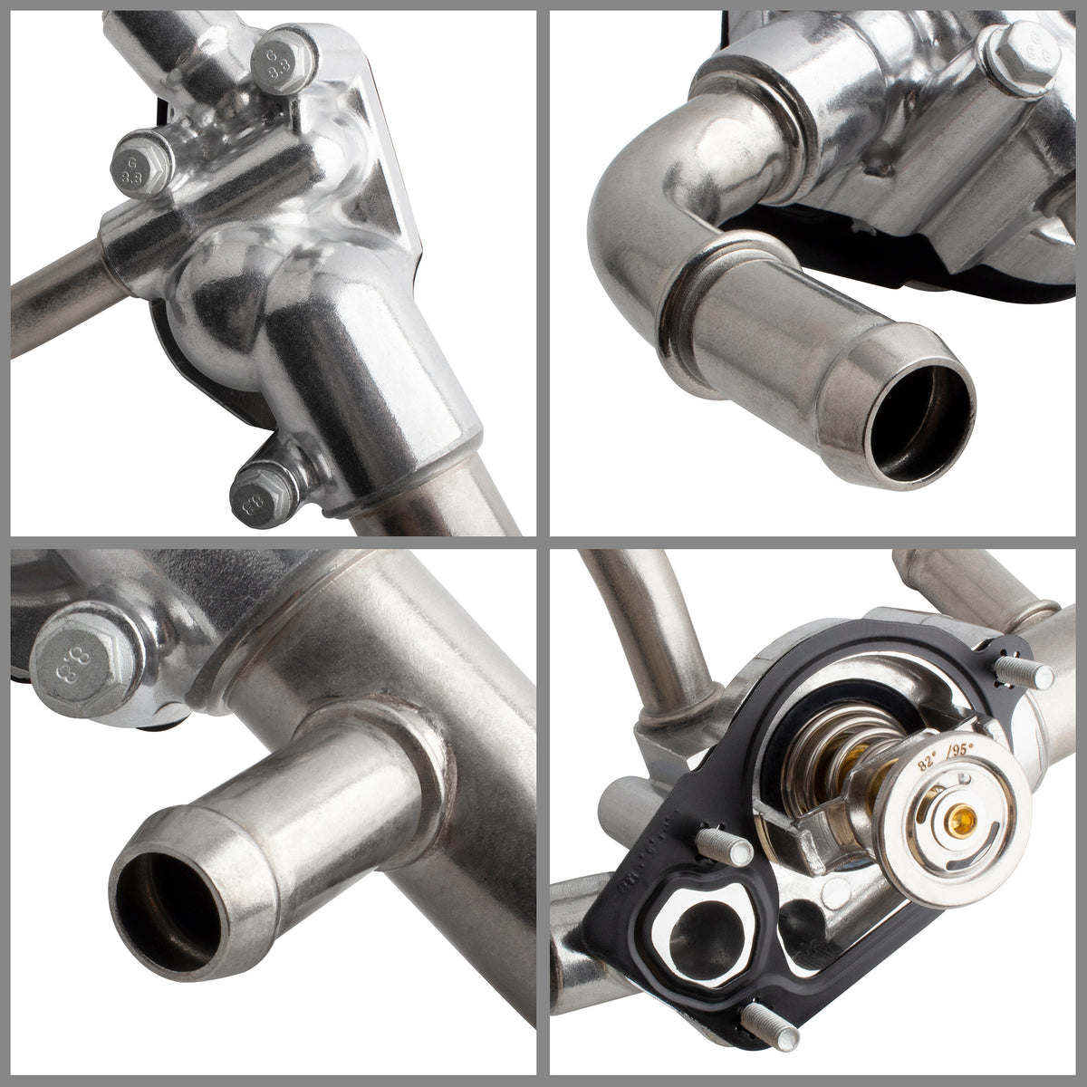 BOXI 902-693 Engine Coolant Thermostat Housing Assembly Fits for Buick LaCrosse for Cadillac SRX — product photo 8