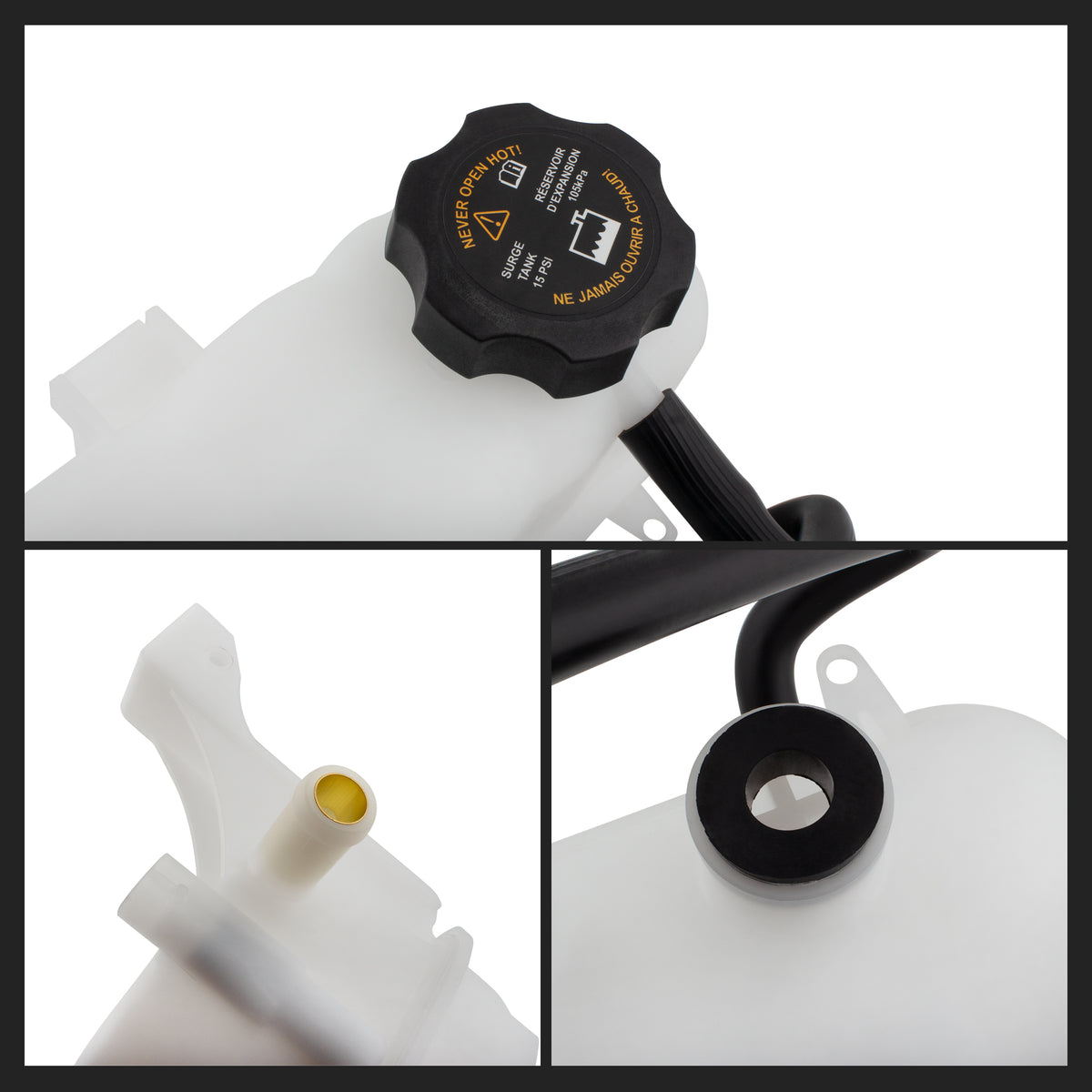 BOXI 603-109 Coolant Reservoir Bottle Tank with Cap For Chevy Cavalier Classic Malibu SSR 1999-2006 — product photo 9