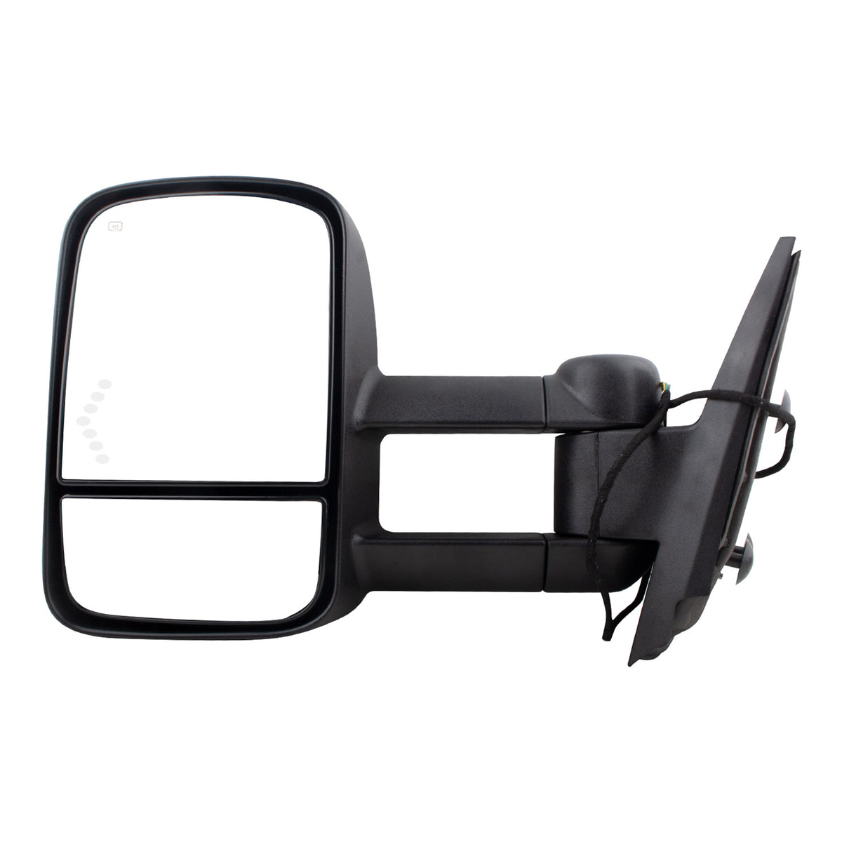 BOXI Left & Right Side Towing Mirror Power Heated Telescoping with LED Arrow Signal Light Fit — product photo 7