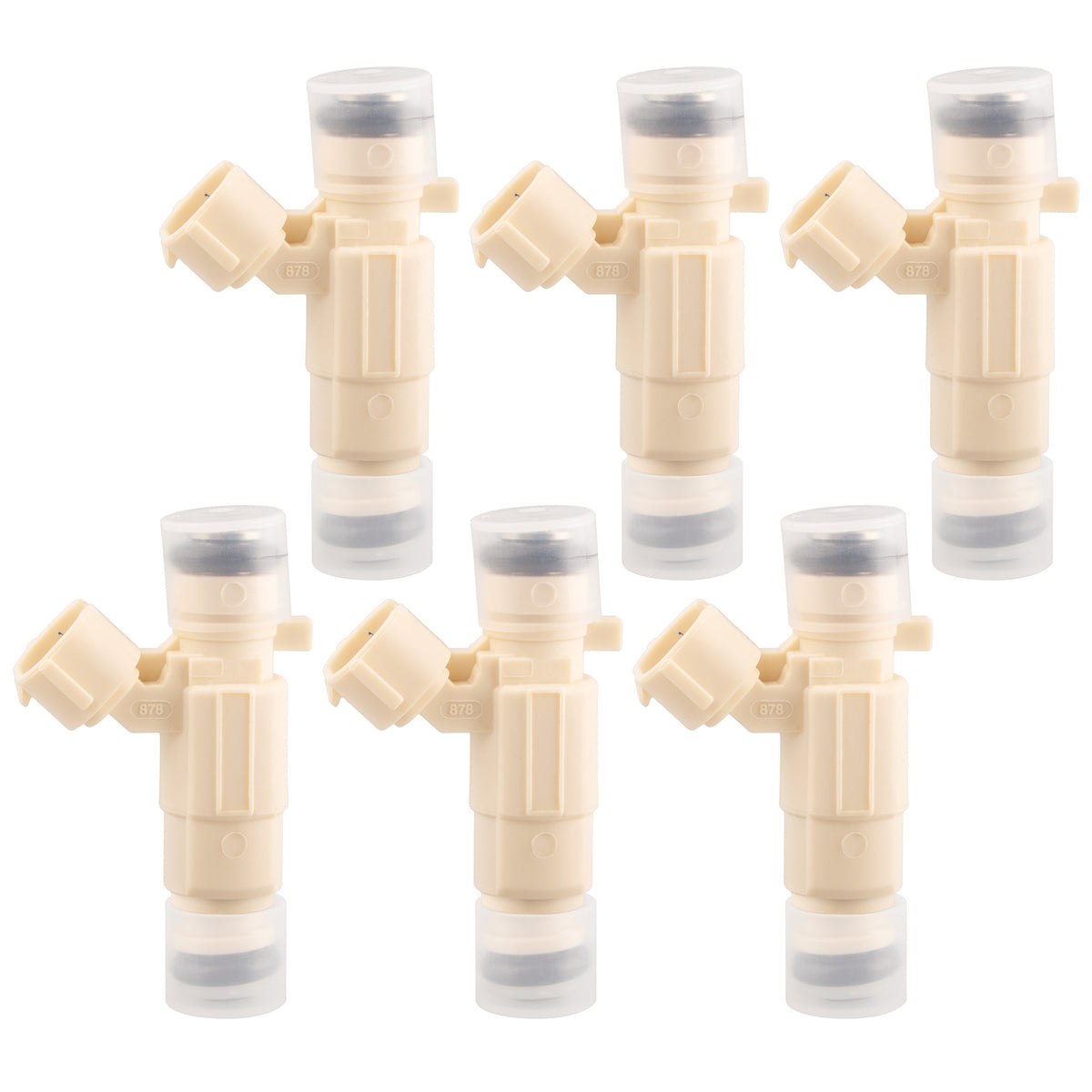 BOXI Pack of 6 Fuel Injectors Fit for Hyundai Santa Fe 2007-2009 — product photo 4