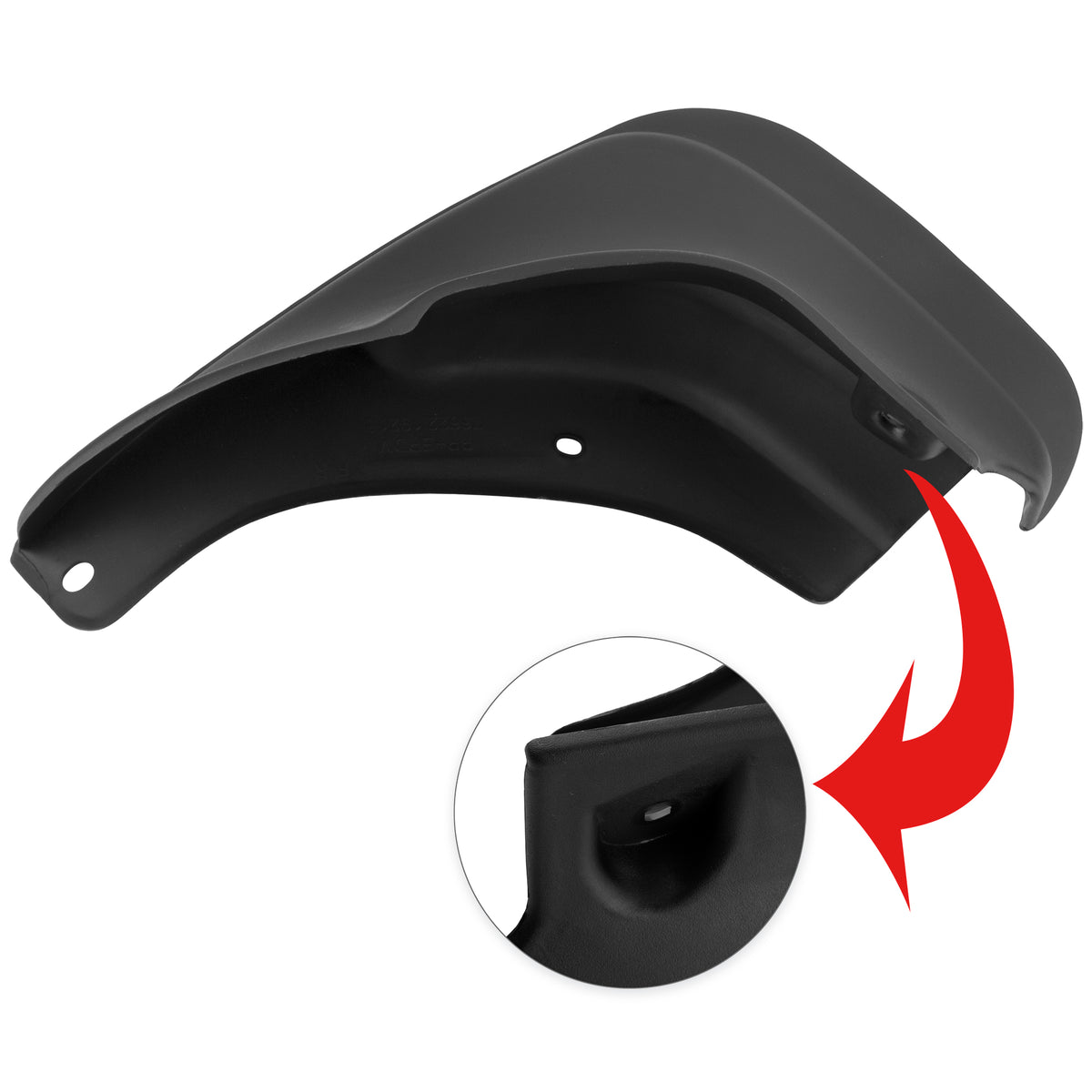 BOXI Set of 4 Front and Rear Side Mud Flaps Splash Guards Compatible for Toyota Corolla 1992 1993 — product photo 2