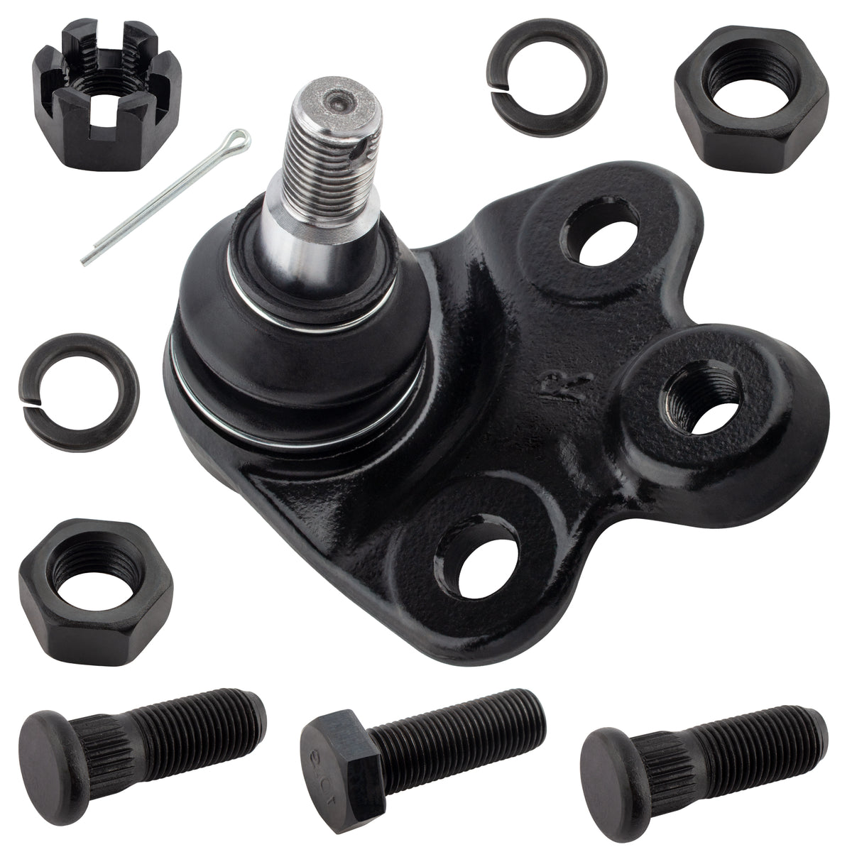 BOXI 4pcs Front Lower Ball Joints + Front Outer Tie Rod Ends Fit for Honda Civic 2006 2007 2008 — product photo 8