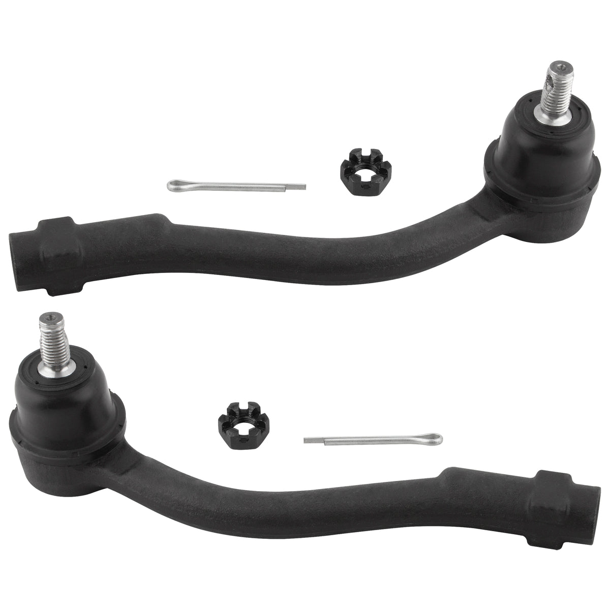 BOXI 2pcs Front Outer Tie Rod End Fit for Hyundai Accent 2006 2007 2008 2009 2010 2011 1.6L l4 — product photo 7