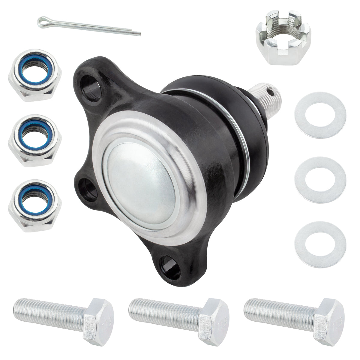 BOXI 4pcs Front Lower Ball Joints & Outer Tie Rods Fit for Mitsubishi Mighty Max 1990 1991 1992 — product photo 7