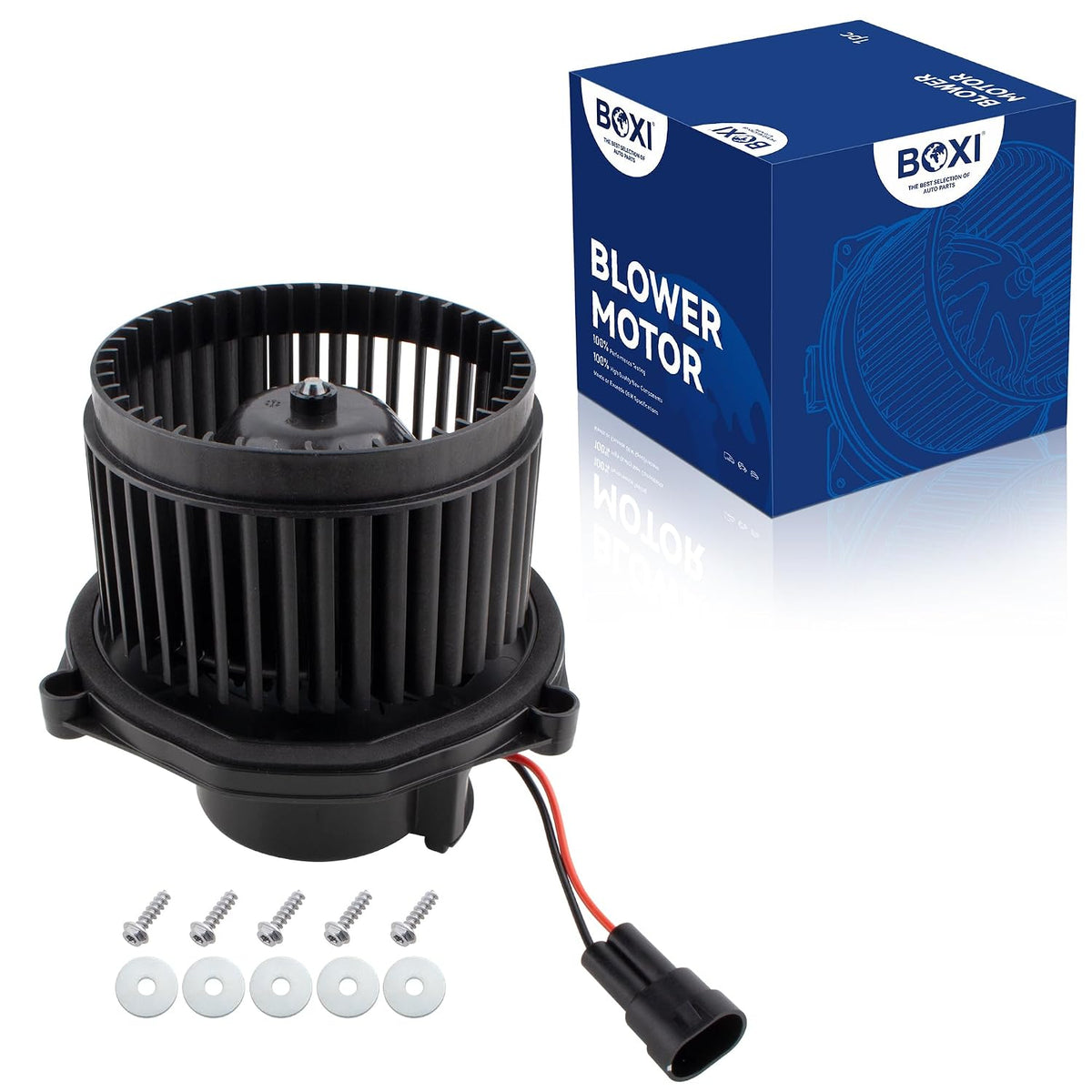 BOXI 700075 Front HVAC Heater Blower Motor Assembly Fits for Buick Regal 1991-1996 for Chevrolet Camaro 1993-2002 for Oldsmobile Cutlass Supreme 1988-1997 for Pontiac Firebird 1993-2001/19153679