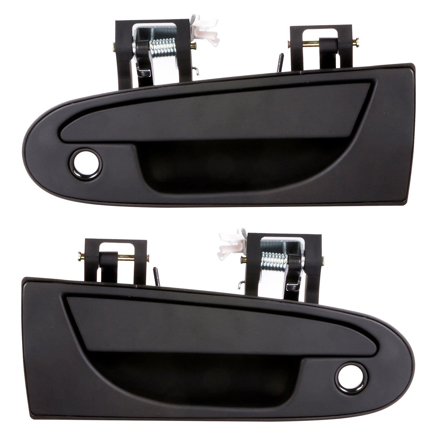 BOXI Front Driver & Passenger Exterior Outside Door Handle Black for Mitsubishi Eclipse for Dodge