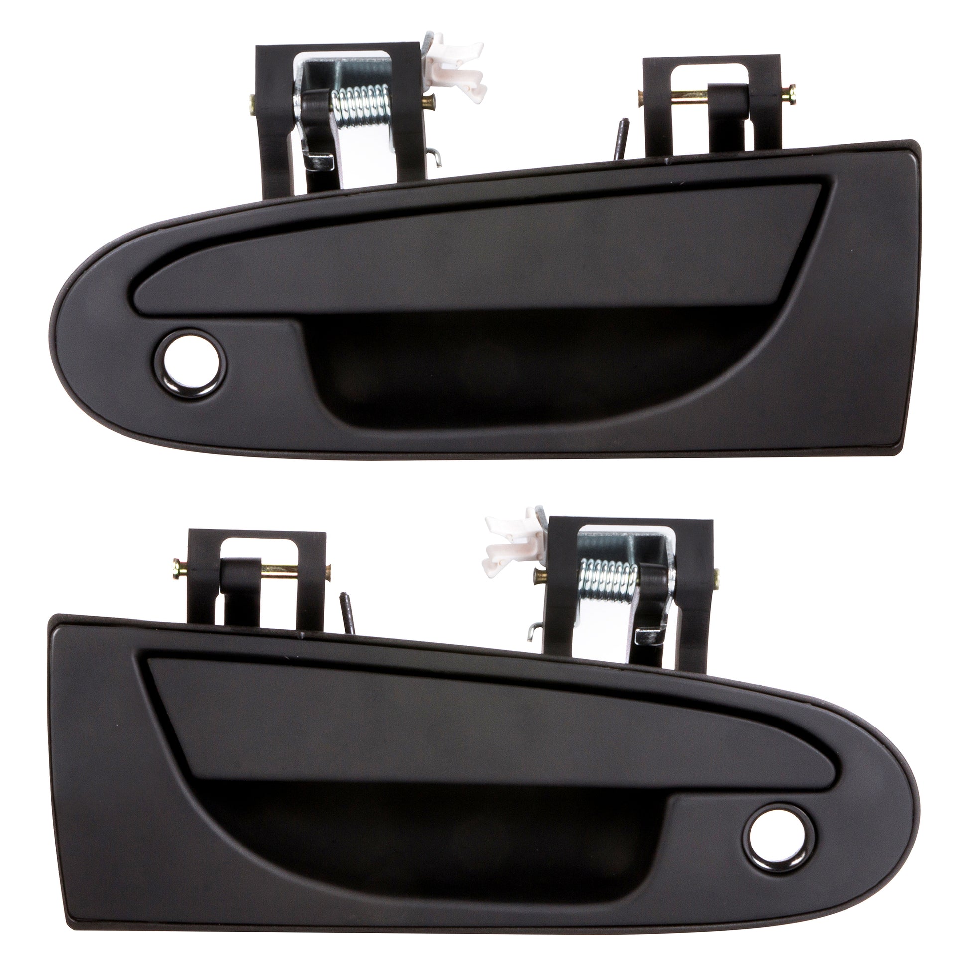 BOXI Front Driver & Passenger Exterior Outside Door Handle Black for Mitsubishi Eclipse for Dodge