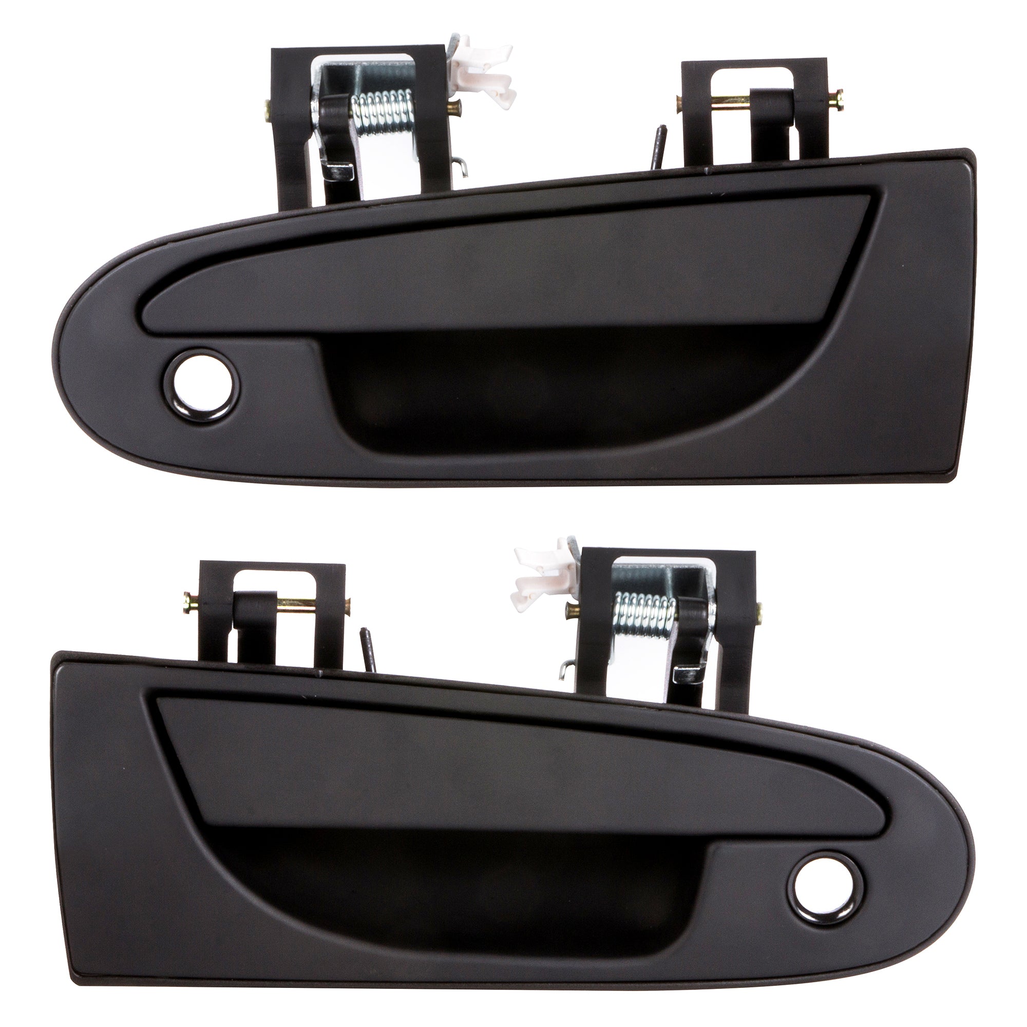 BOXI Front Driver & Passenger Exterior Outside Door Handle Black for Mitsubishi Eclipse for Dodge