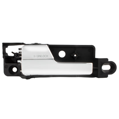 BOXI Interior Rear Left (Driver-Side) Chrome Door Handle For 2006-2012 Ford Fusion 2007-2012