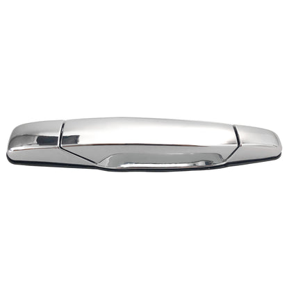 BOXI Exterior Chrome Door Handle Rear Left Driver Side Fits for 2007-2013 Chevy Avalanche Silverado