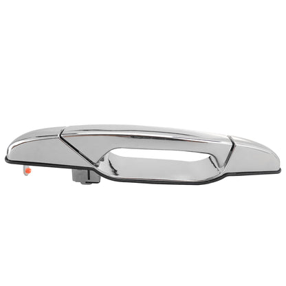 BOXI Exterior Chrome Door Handle Rear Left Driver Side Fits for 2007-2013 Chevy Avalanche Silverado — product photo 4