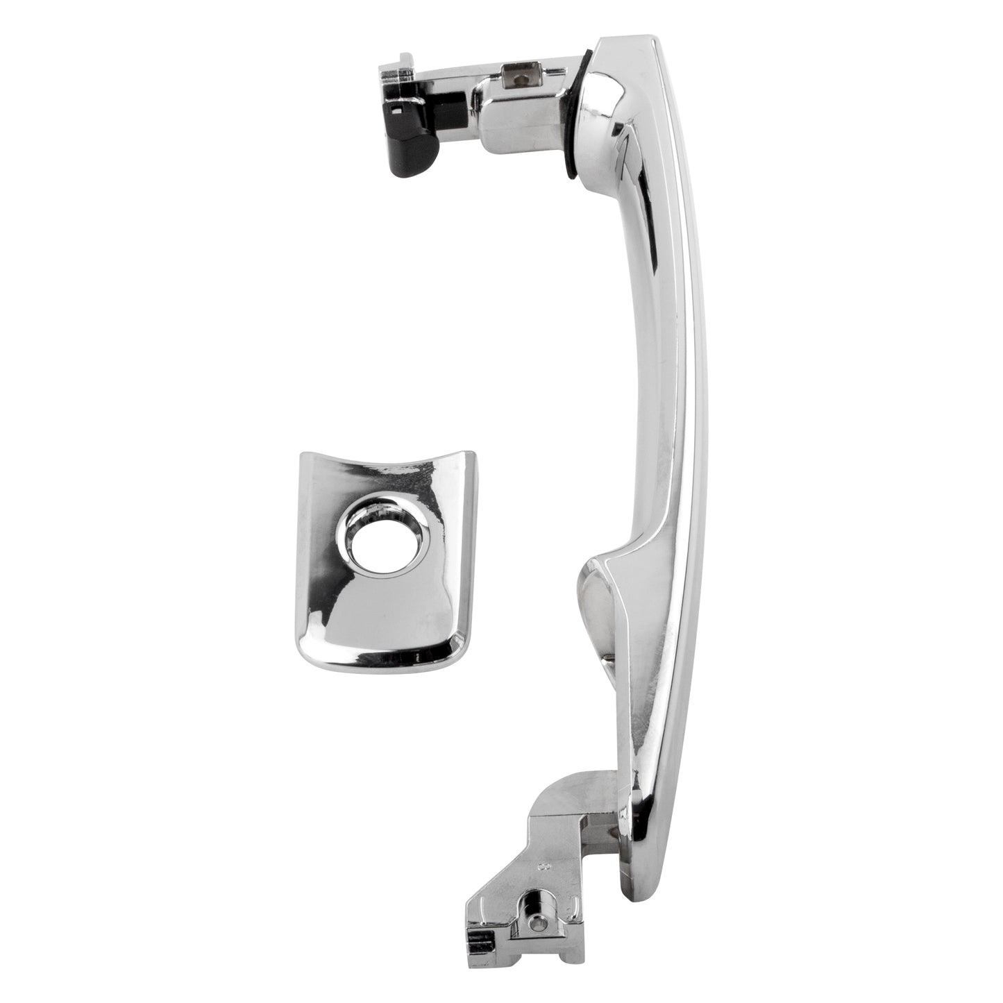 BOXI Exterior Chrome Door Handle Front Left Driver Side with Keyhole — product photo 2