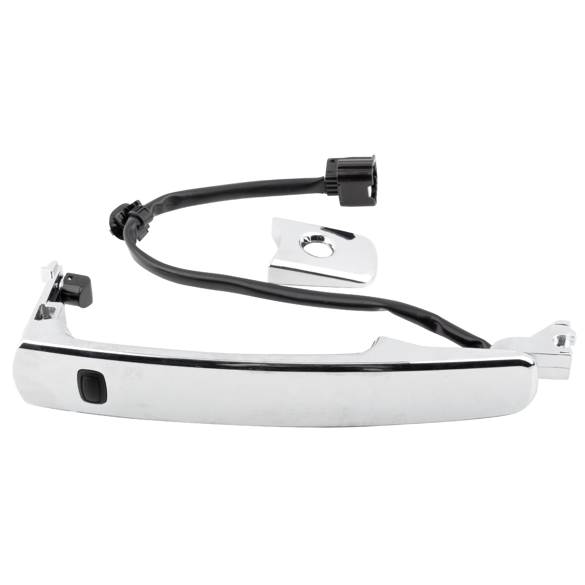 BOXI Exterior Chrome Door Handle Front Left Driver Side with Keyhole