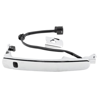 BOXI Exterior Chrome Door Handle Front Left Driver Side with Keyhole