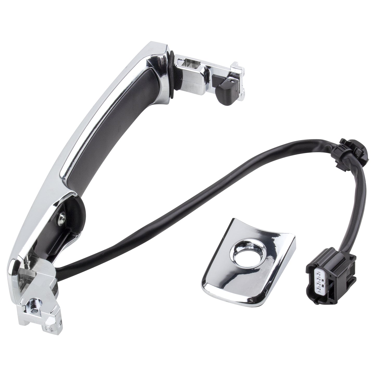 BOXI Exterior Chrome Door Handle Front Left Driver Side with Keyhole — product photo 4