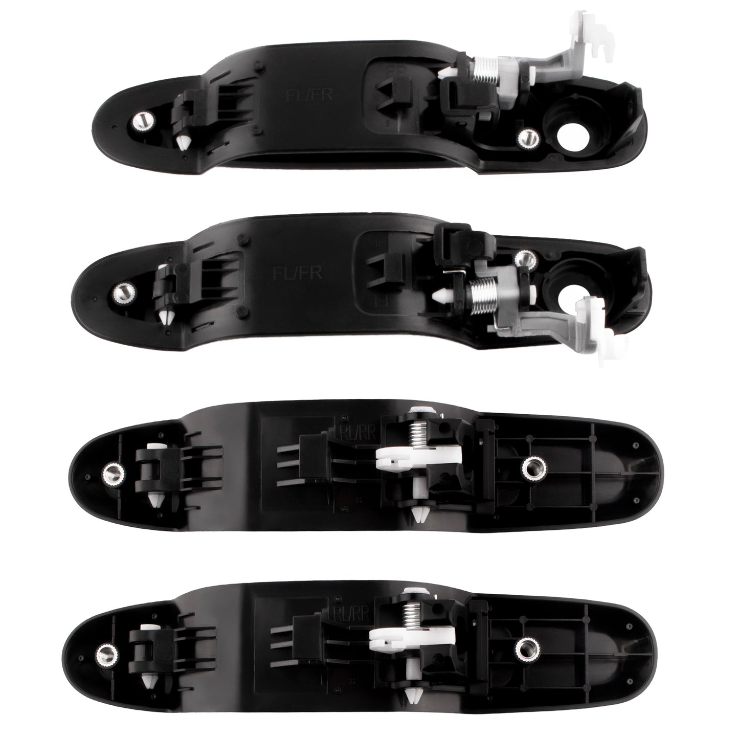 BOXI (Set of 4 Front & Rear Exterior Door Handles Fit for Toyota Sienna 1998 1999 2000 2001 2002