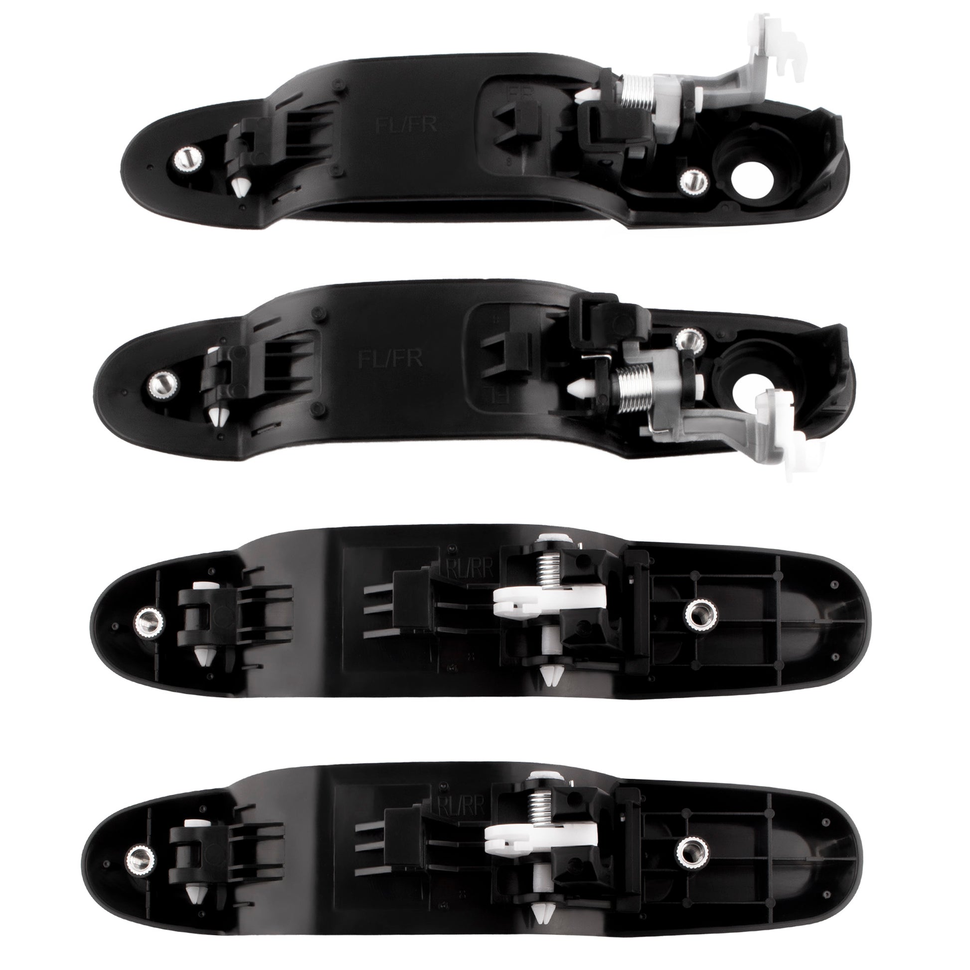 BOXI (Set of 4 Front & Rear Exterior Door Handles Fit for Toyota Sienna 1998 1999 2000 2001 2002