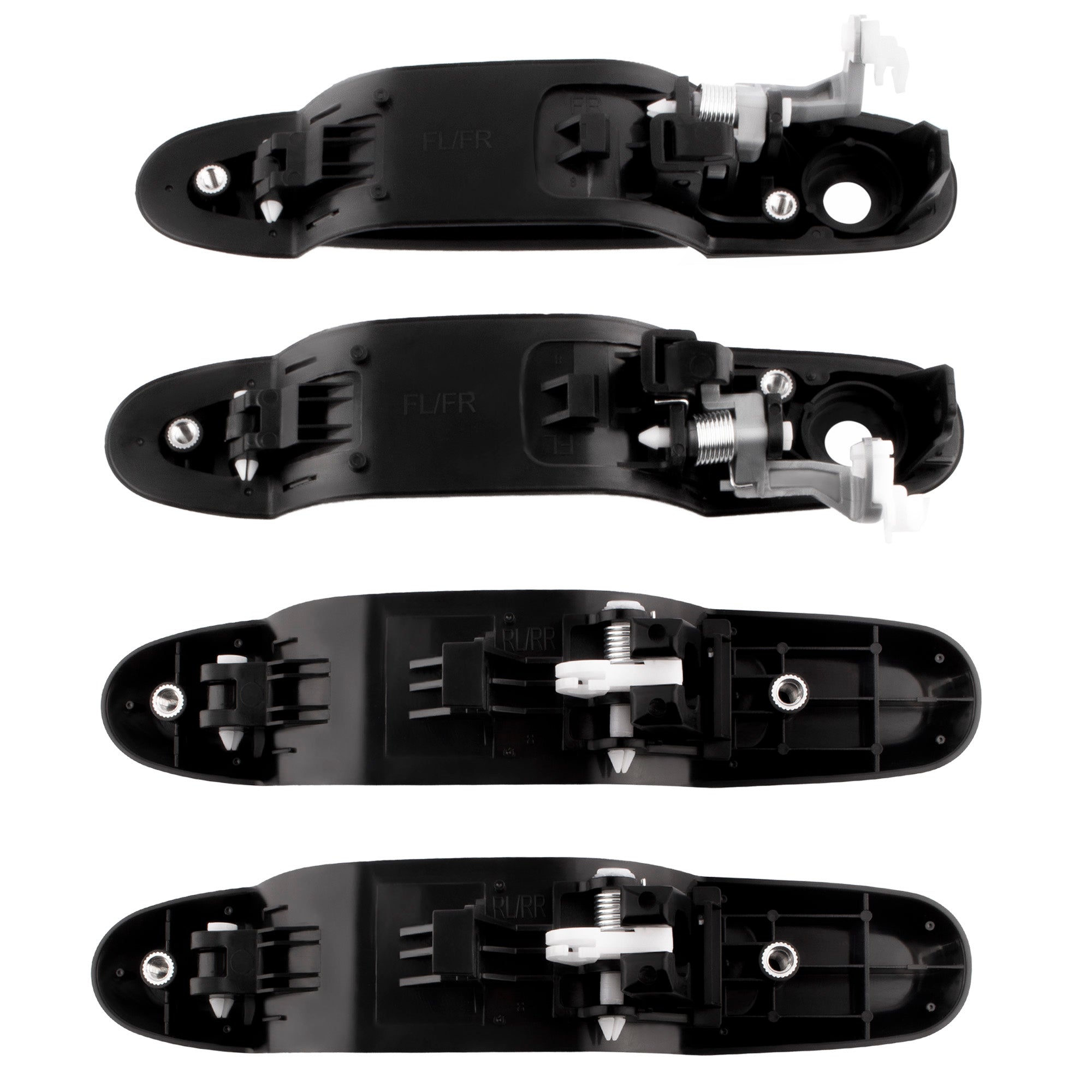 BOXI (Set of 4 Front & Rear Exterior Door Handles Fit for Toyota Sienna 1998 1999 2000 2001 2002
