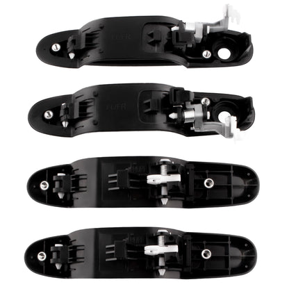 BOXI (Set of 4 Front & Rear Exterior Door Handles Fit for Toyota Sienna 1998 1999 2000 2001 2002