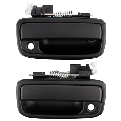 BOXI Exterior Door Handle Front Left & Right Pair with Key Hole - Replacement for 1995-2004 Toyota