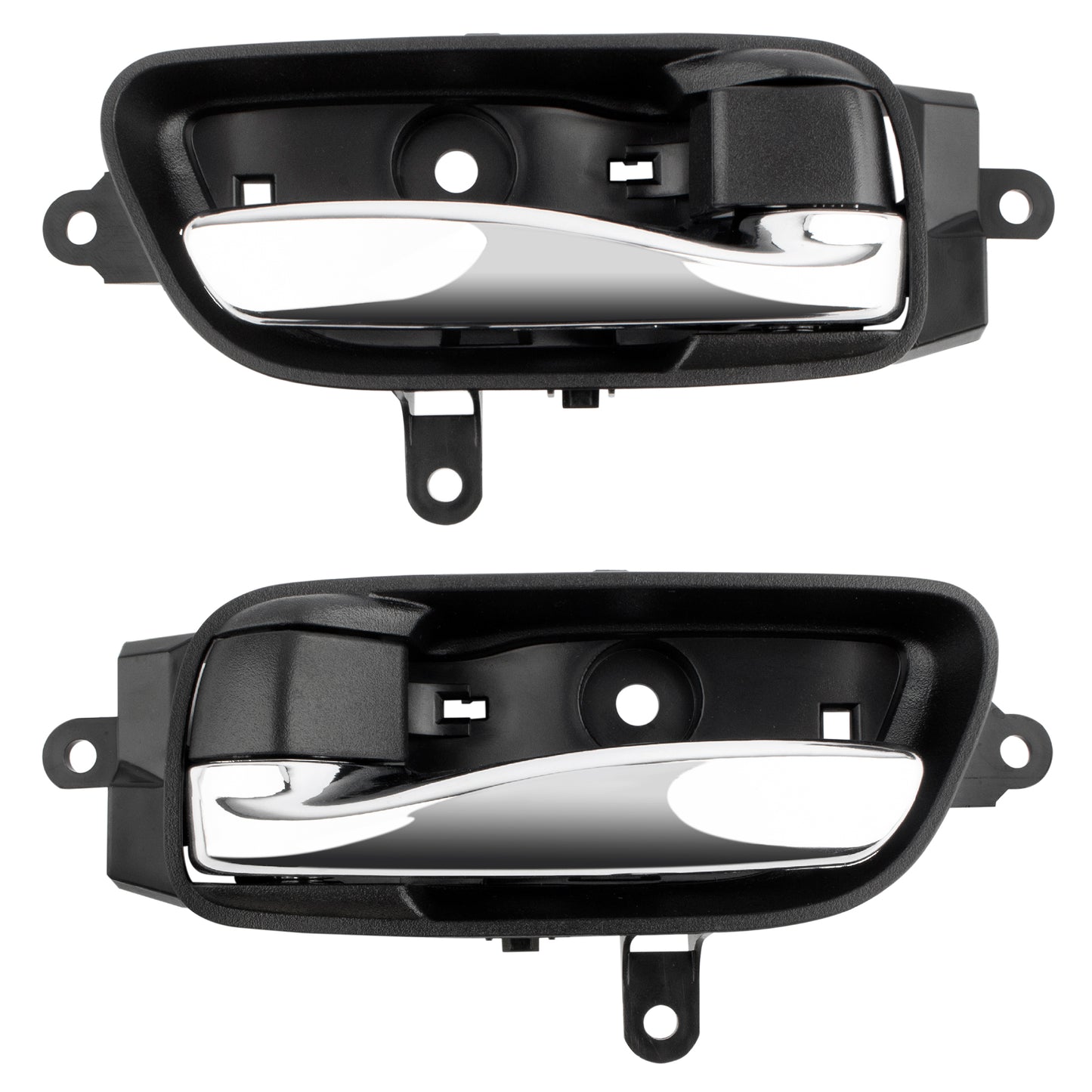 BOXI 2pcs Front/Rear + Left/Right Side Interior Door Handles for Nissan Altima Pathfinder Titan