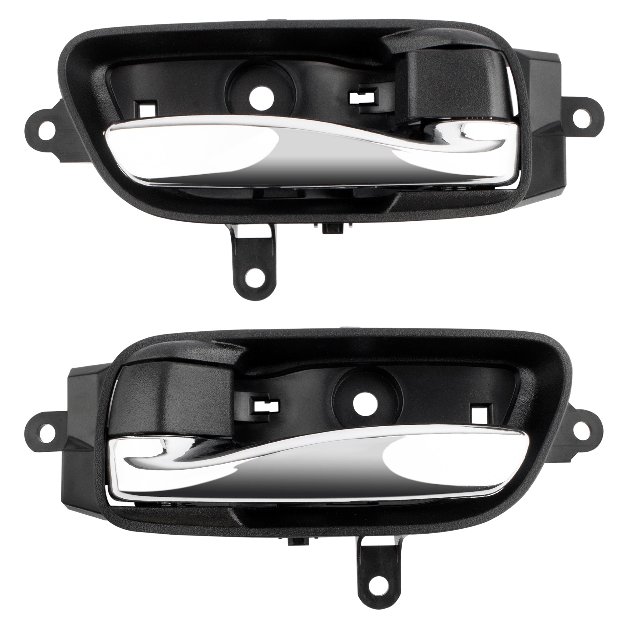 BOXI 2pcs Front/Rear + Left/Right Side Interior Door Handles for Nissan Altima Pathfinder Titan