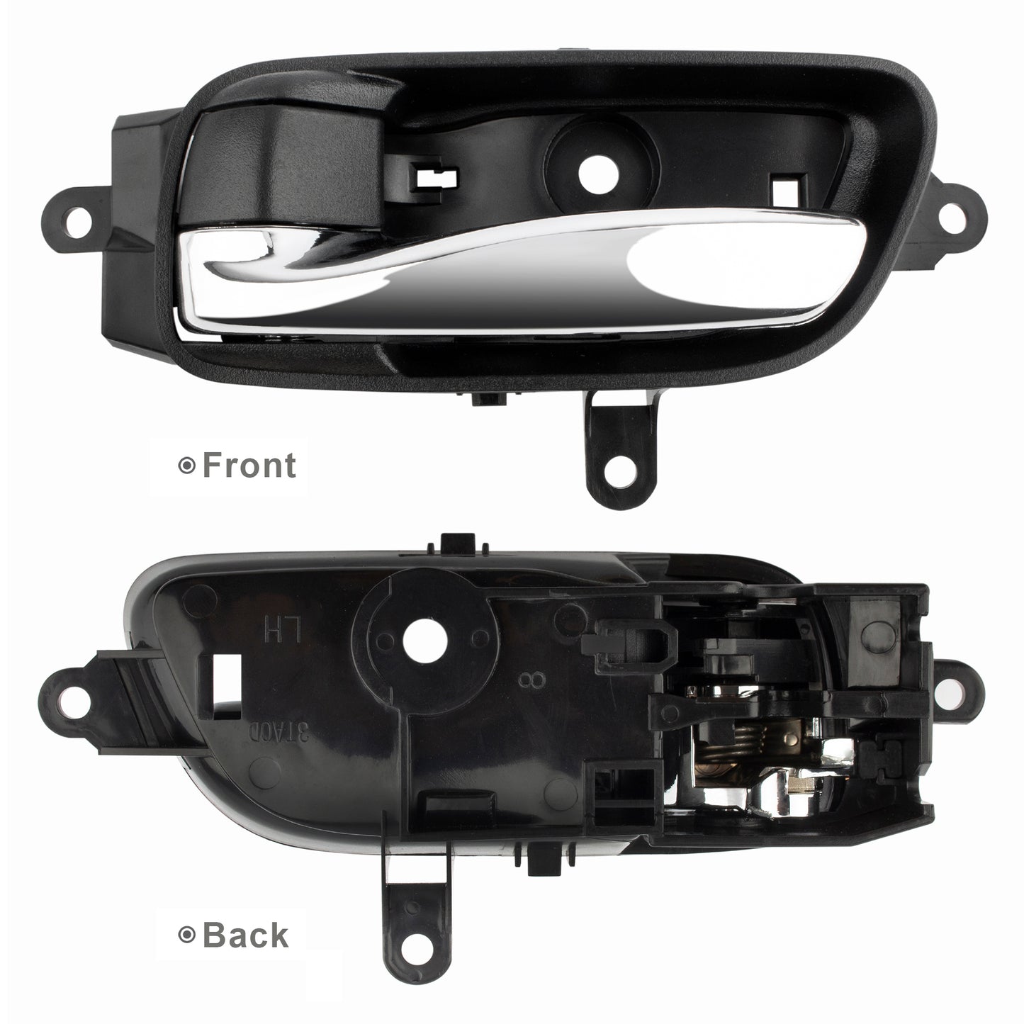 BOXI 2pcs Front/Rear + Left/Right Side Interior Door Handles for Nissan Altima Pathfinder Titan — product photo 3