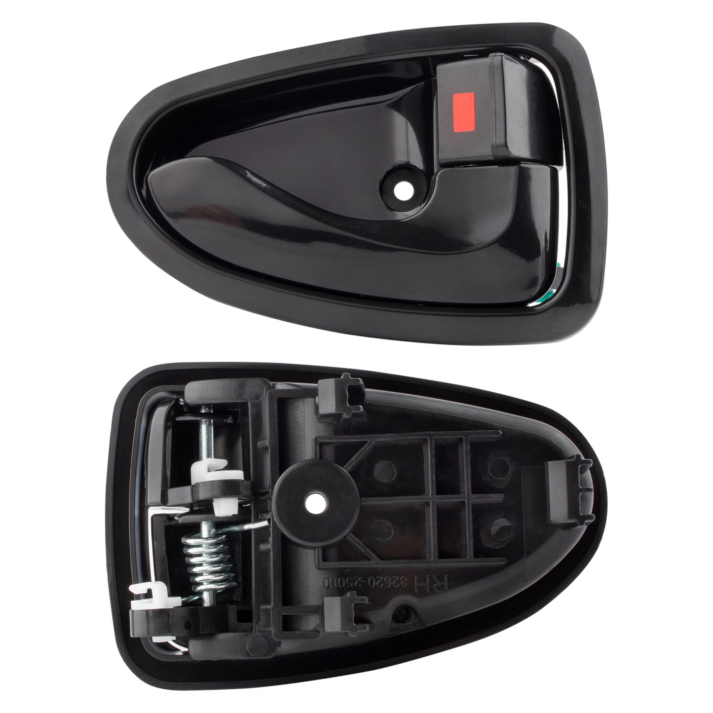BOXI 8pcs Exterior Inside Interior Door Handles fit for Hyundai Accent 2000-06 Black 8261025000 — product photo 2