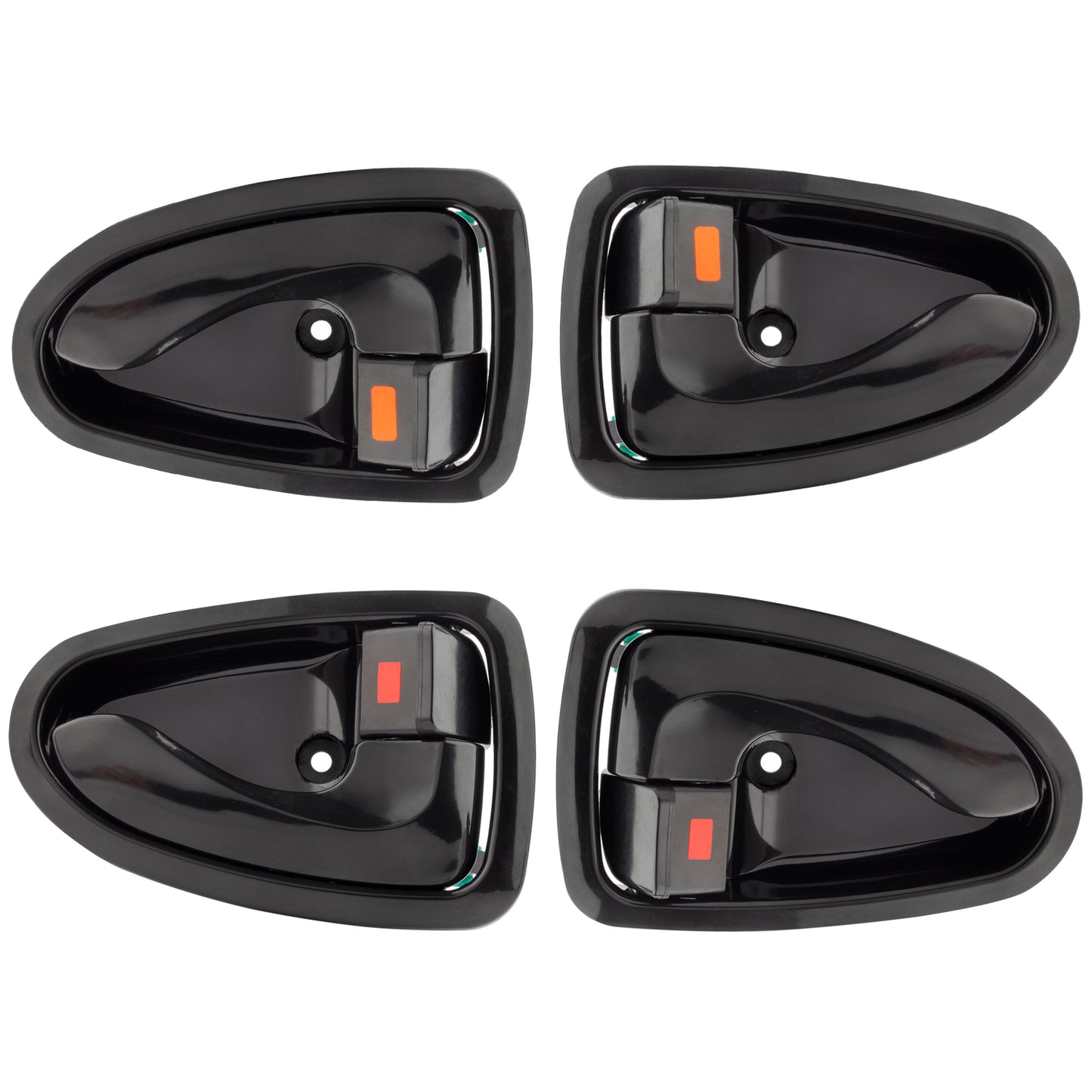 BOXI 8pcs Exterior Inside Interior Door Handles fit for Hyundai Accent 2000-06 Black 8261025000 — product photo 8