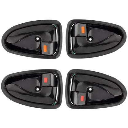 BOXI 8pcs Exterior Inside Interior Door Handles fit for Hyundai Accent 2000-06 Black 8261025000 — product photo 8