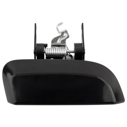 BOXI Smooth Black Rear Left Passenger Side Exterior Outside Door Handle Fits for Nissan Pathfinder