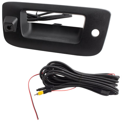 BOXI Rear View Backup Tailgate Handle Camera Fit for Chevrolet Silverado 1500 2500 HD 3500 HD