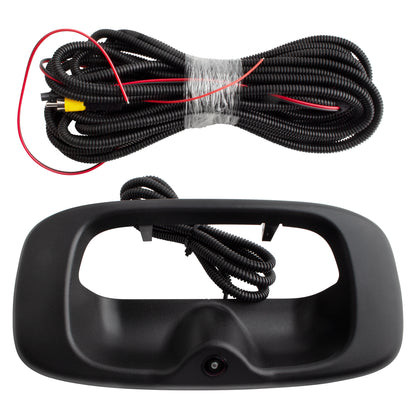 BOXI Rear View Backup Tailgate Handle Camera Fits for Chevrolet Silverado 1500 2500 3500 for GMC