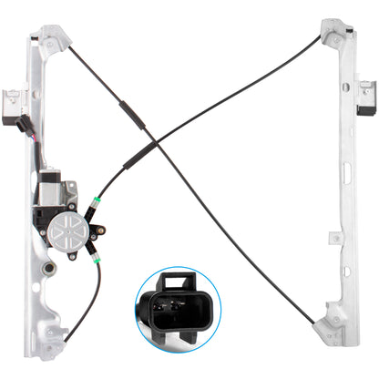 BOXI 741-644 Front Driver Side Power Window Regulator Fits for Chevy Suburban Silverado 1500 2500