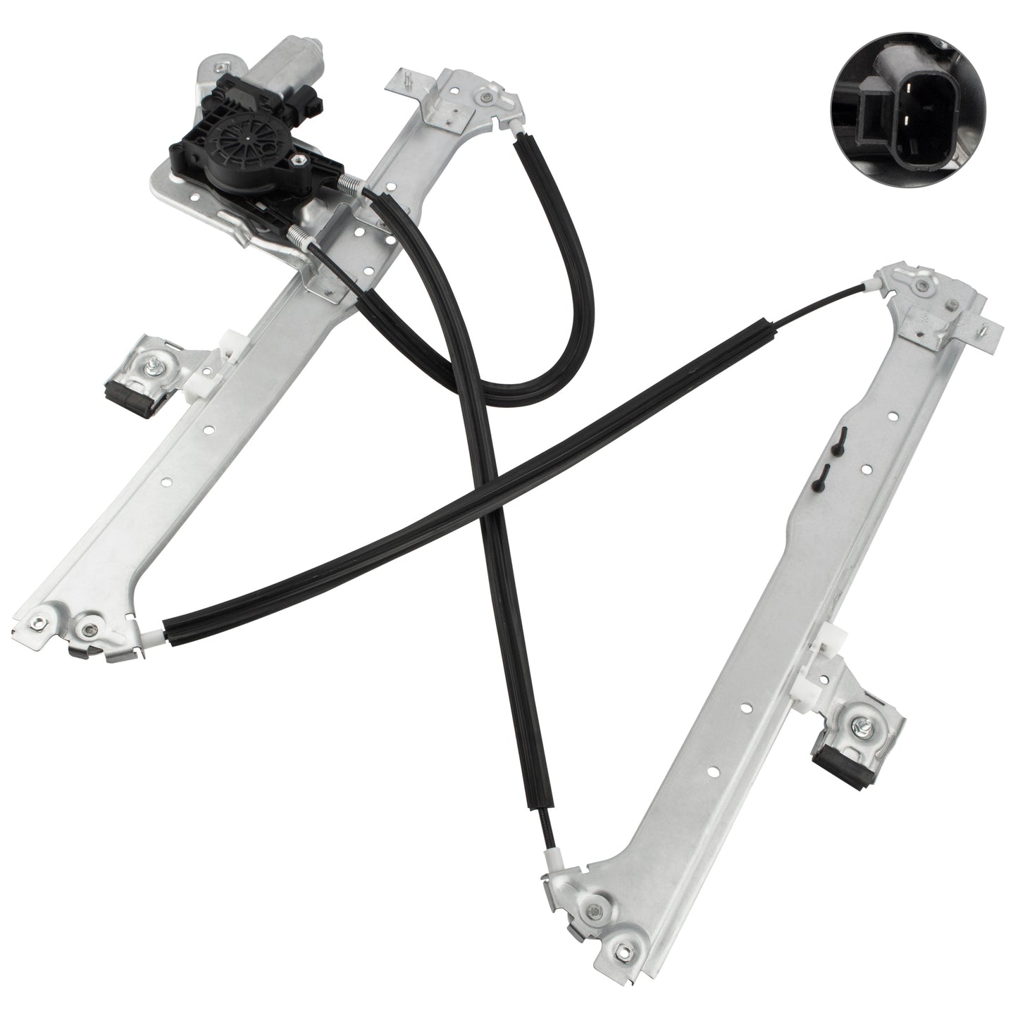 BOXI Rear Left Driver Side Power Window Regulator with Motor for Chevy Suburban & Avalanche 1500 — product photo 2