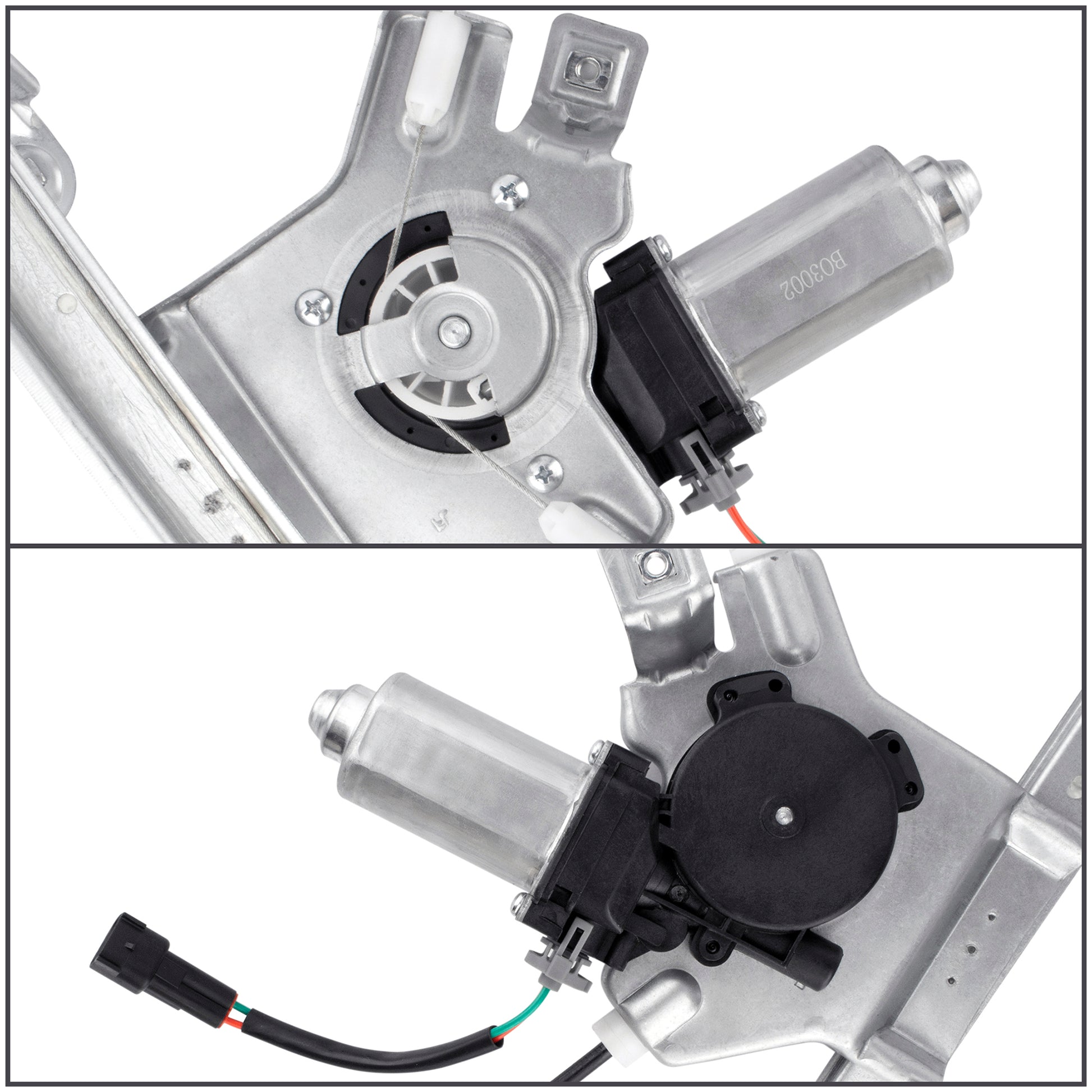 BOXI 741-428 Front Left Driver Side Power Window Regulator with Motor Fit for Ford F-150 2004-2008 — product photo 4