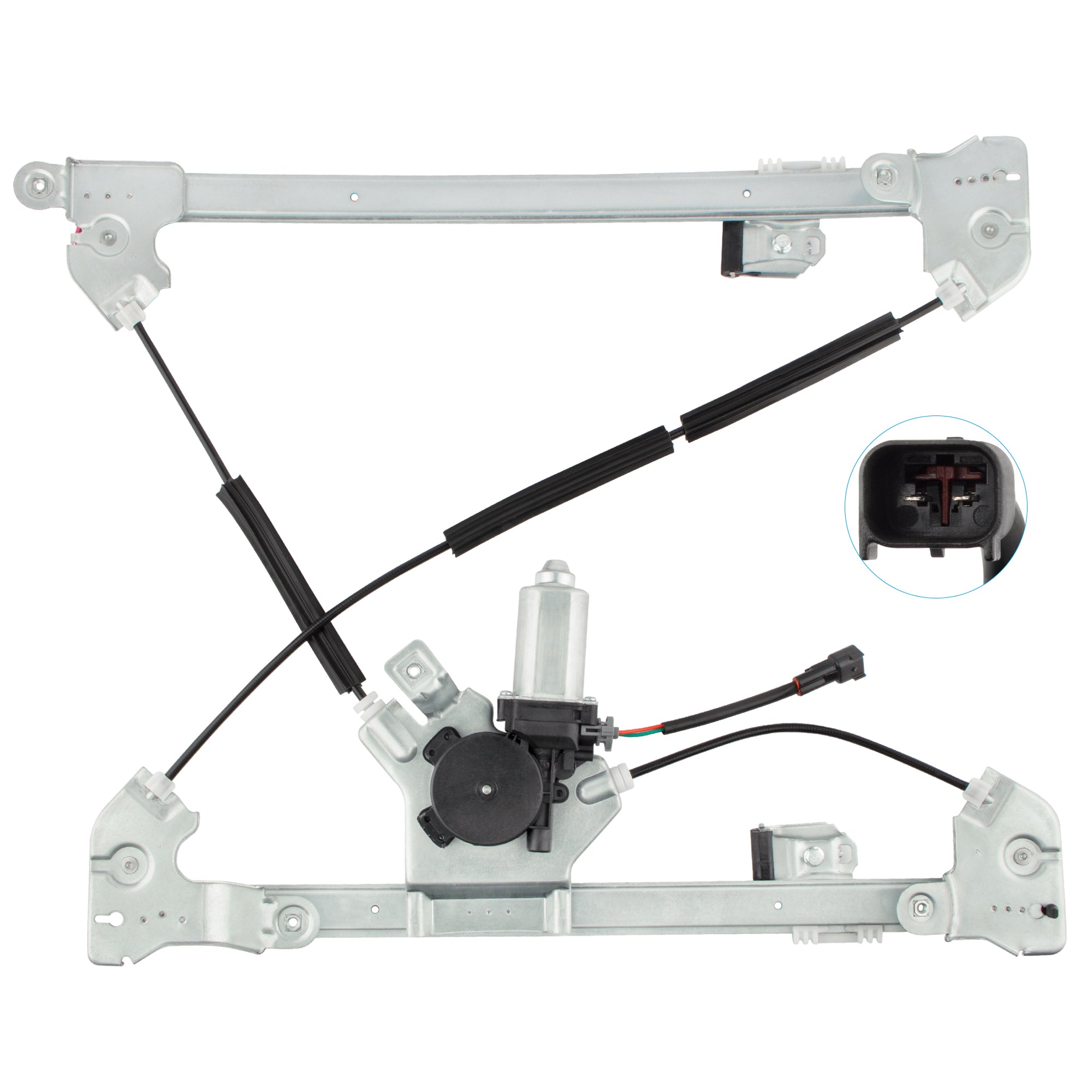 BOXI Front Right Passenger Side Power Window Regulator with Motor for Ford F-150 Standard 2004-2008