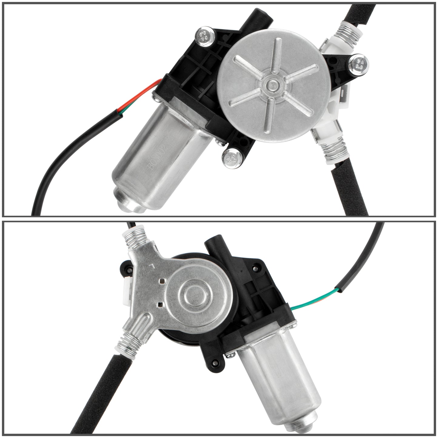 BOXI 748-512 Rear Left Driver Side Power Window Regulator with Motor Fit for Honda Pilot 2003 2004 — product photo 4