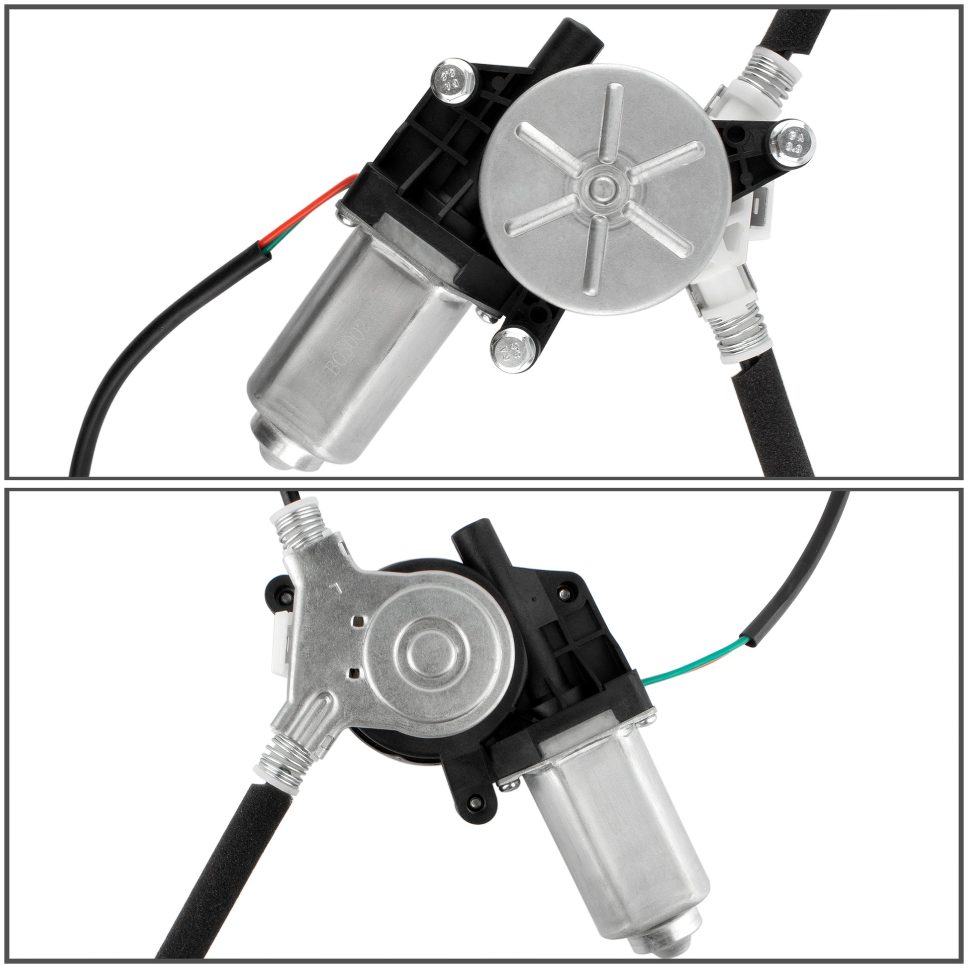 BOXI 748-512 Rear Left Driver Side Power Window Regulator with Motor Fit for Honda Pilot 2003 2004 — product photo 4
