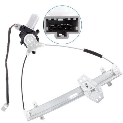 BOXI Front Left Driver Side Power Window Regulator with Motor Fits for Honda Civic 2001 2002-2005