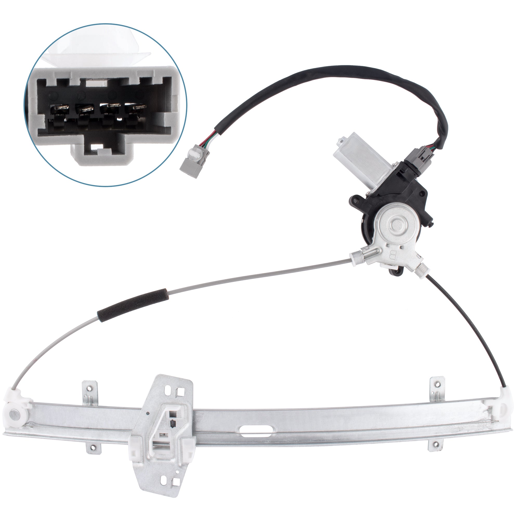BOXI Front Left Driver Side Power Window Regulator with Motor Fits for 1999 2000 2001 2002