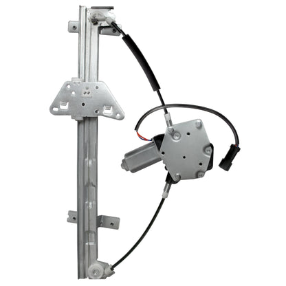 BOXI Rear Left Driver Side Power Window Regulator with Motor for DOD-ge Dakota Quad Cab 2000-2004