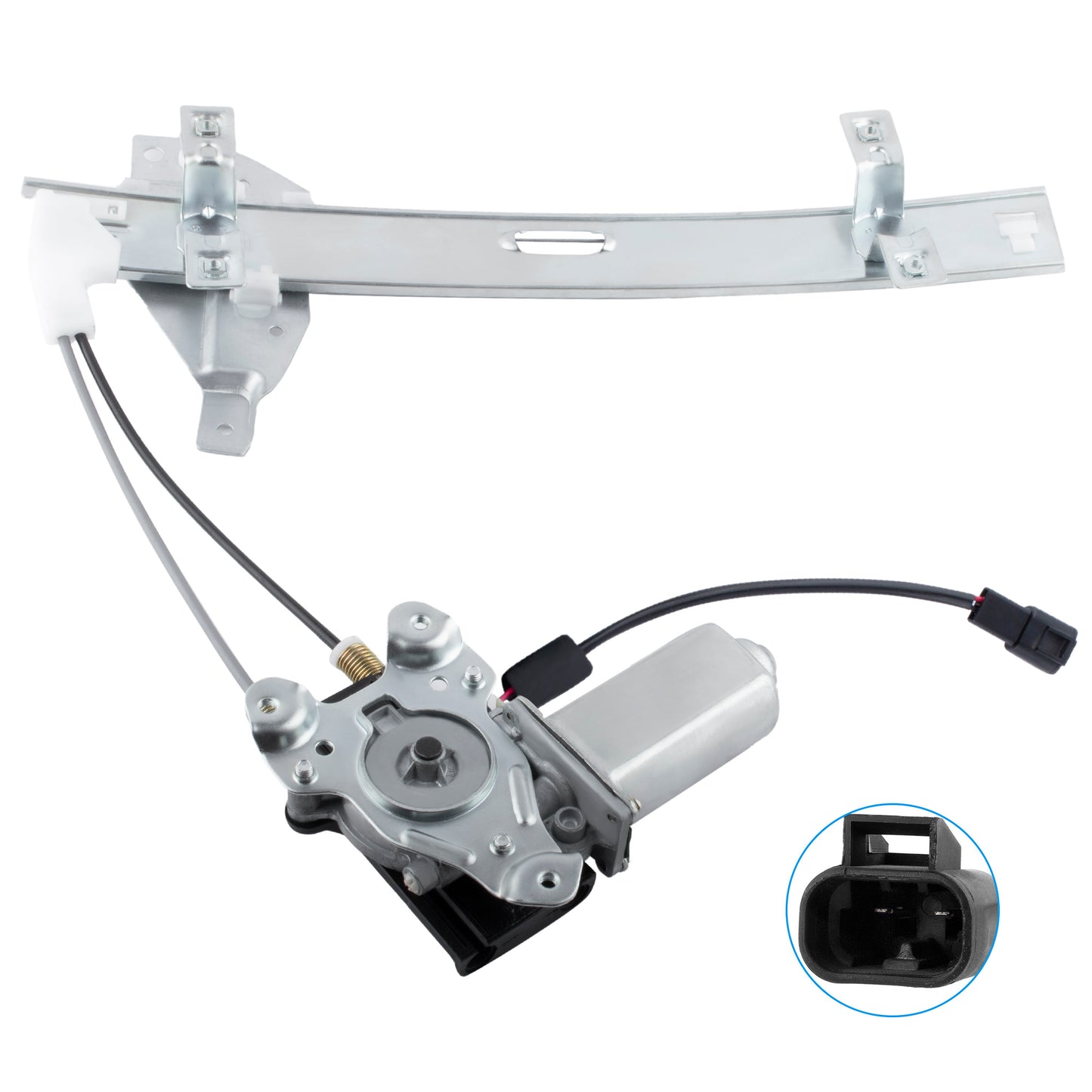 BOXI 741-709 Rear Right Passenger Side Power Window Regulator with Motor fit for Buick Century — product photo 2