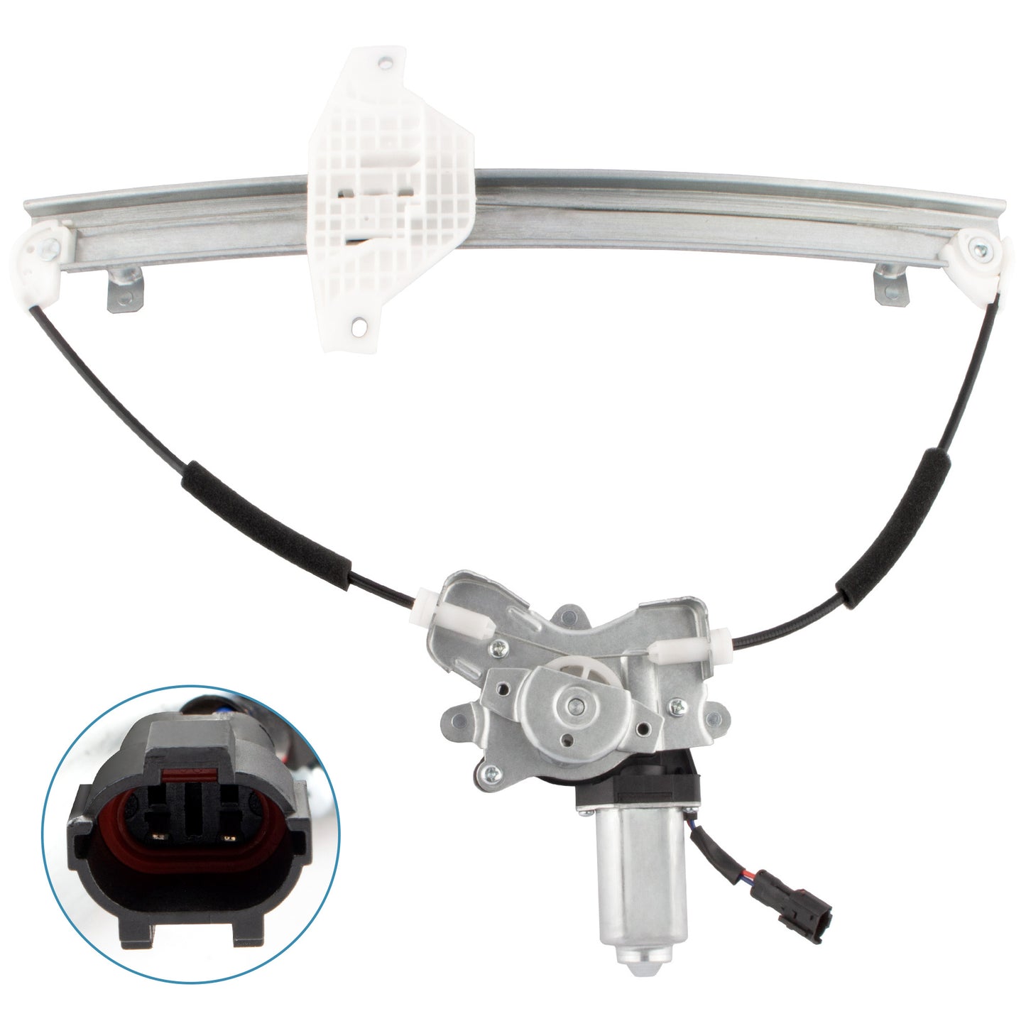 BOXI 8240338011 741-100 Front Driver Side Power Window Regulator and Motor Fits for Hyundai Sonata