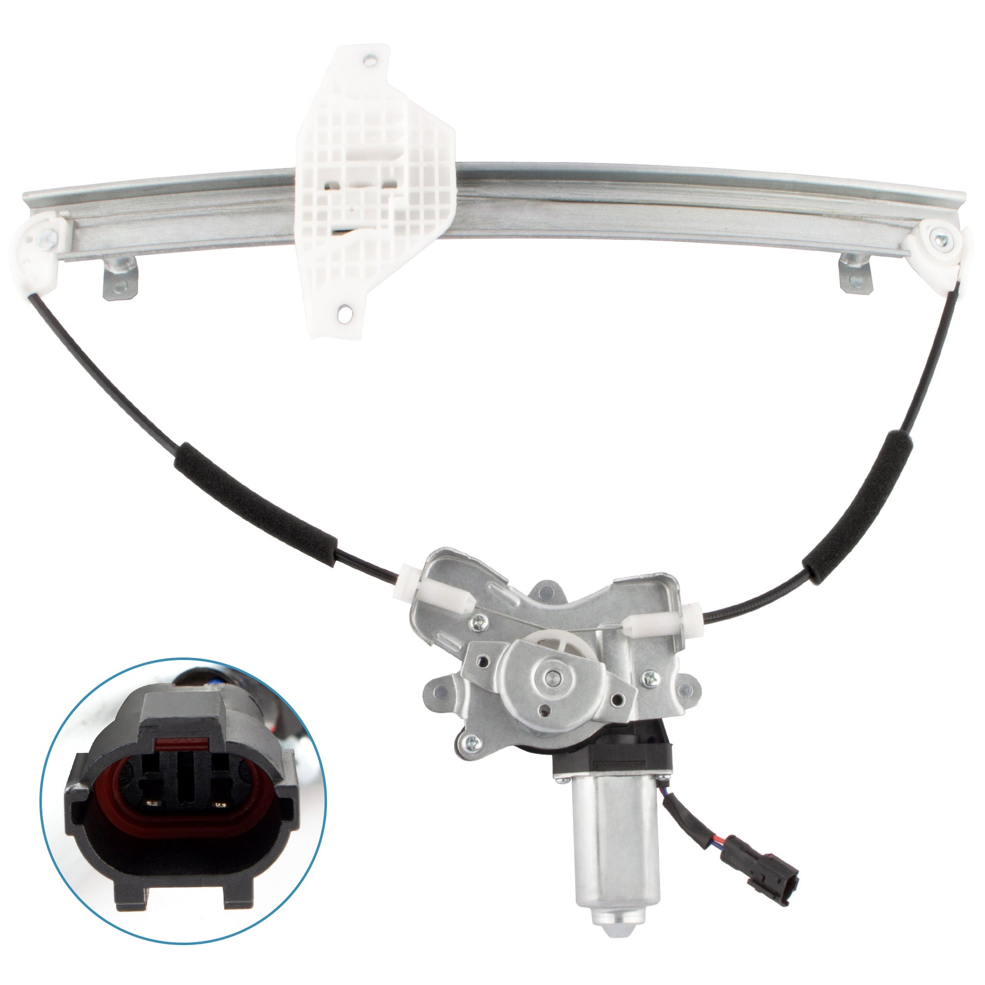 BOXI 8240338011 741-100 Front Driver Side Power Window Regulator and Motor Fits for Hyundai Sonata