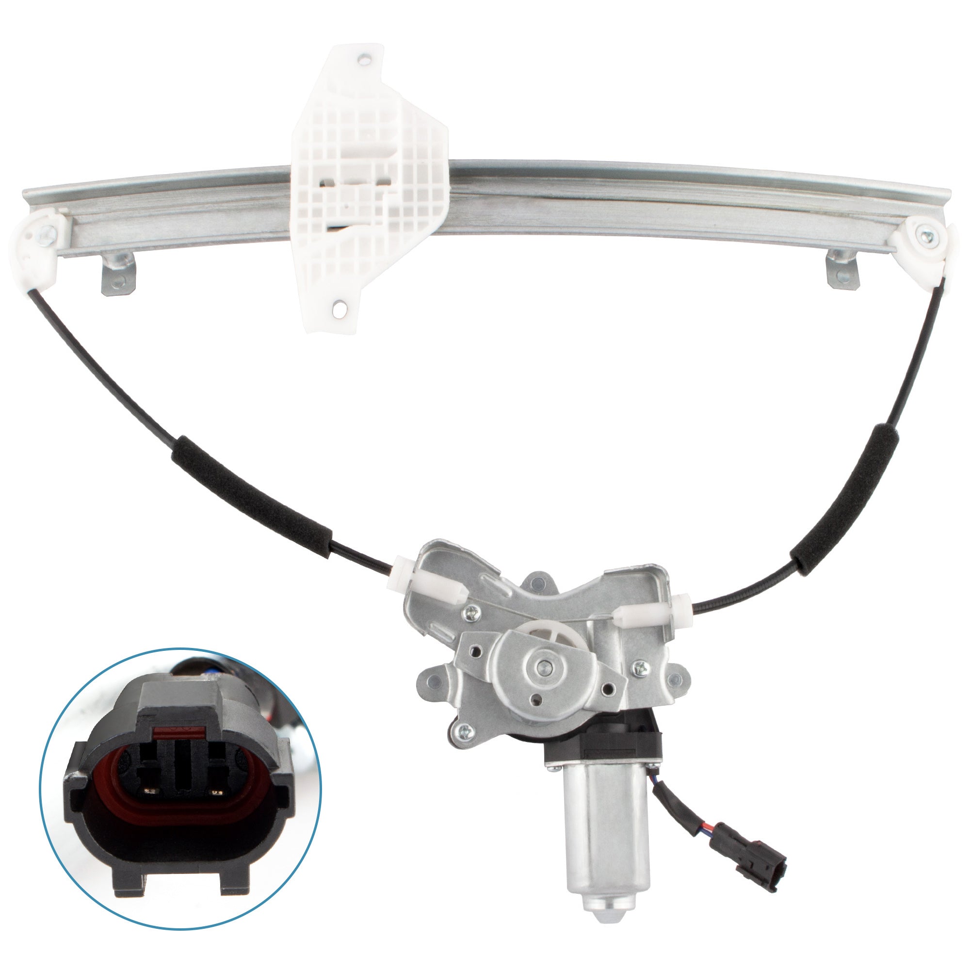 BOXI 8240338011 741-100 Front Driver Side Power Window Regulator and Motor Fits for Hyundai Sonata