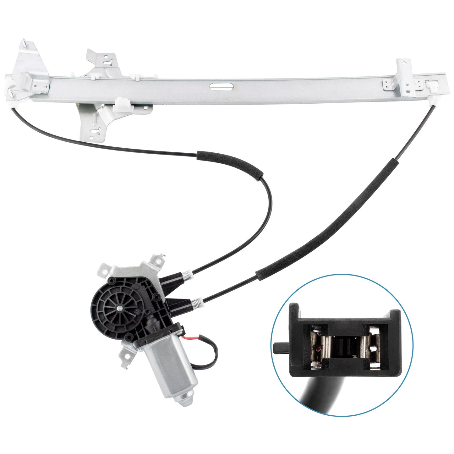 BOXI 1C2Z1523201AA 741-586 Front Driver Side Power Window Regulator and Motor Assembly Fit for Ford