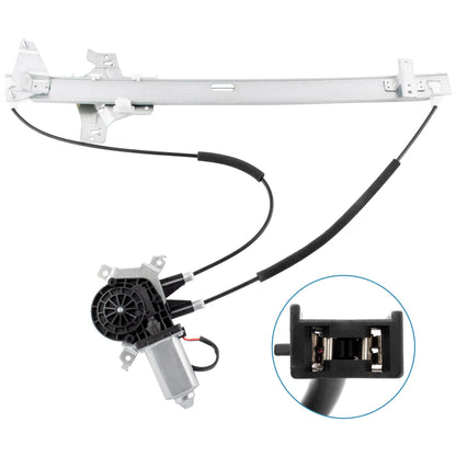 BOXI 1C2Z1523201AA 741-586 Front Driver Side Power Window Regulator and Motor Assembly Fit for Ford